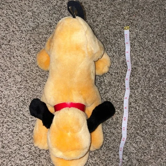 Disney Plush Dog Toy - Yellow and Black - Picture 3 of 6